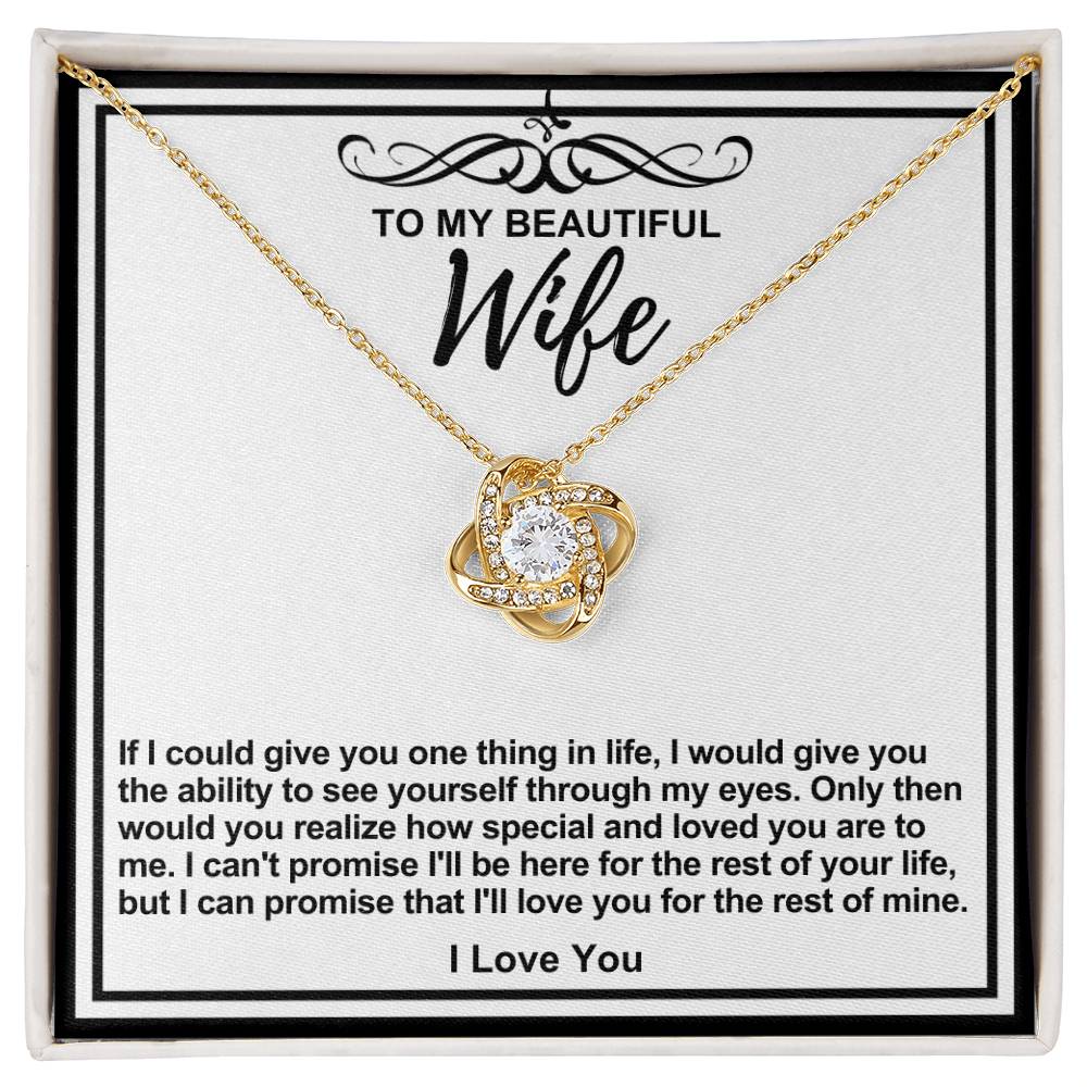 Wife Love Knot Necklace