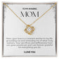 To My Amazing Mom Love Knot Necklace