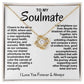 Soulmate Love Knot Necklace-With Faith As Our Compass