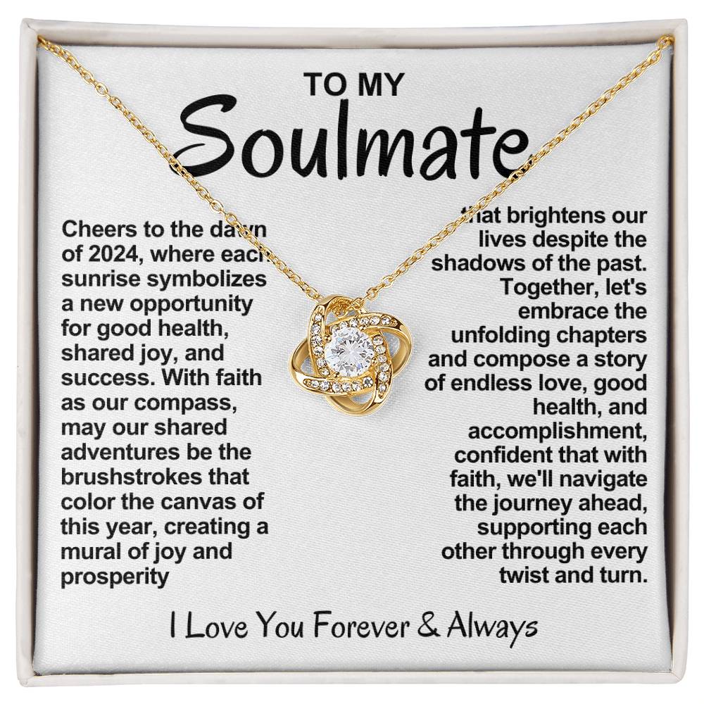 Soulmate Love Knot Necklace-With Faith As Our Compass