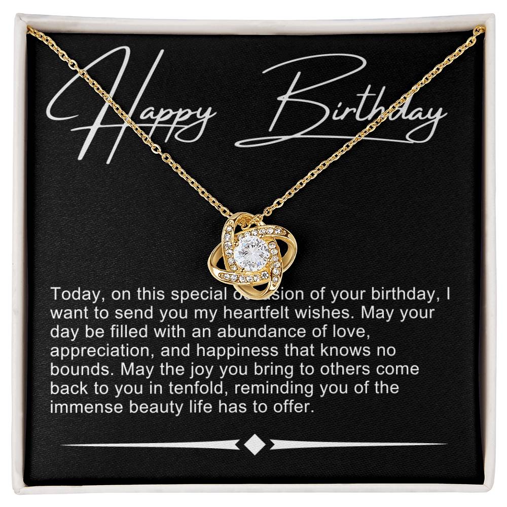 Happy Birthday Necklace