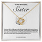Sister Love Knot Necklace