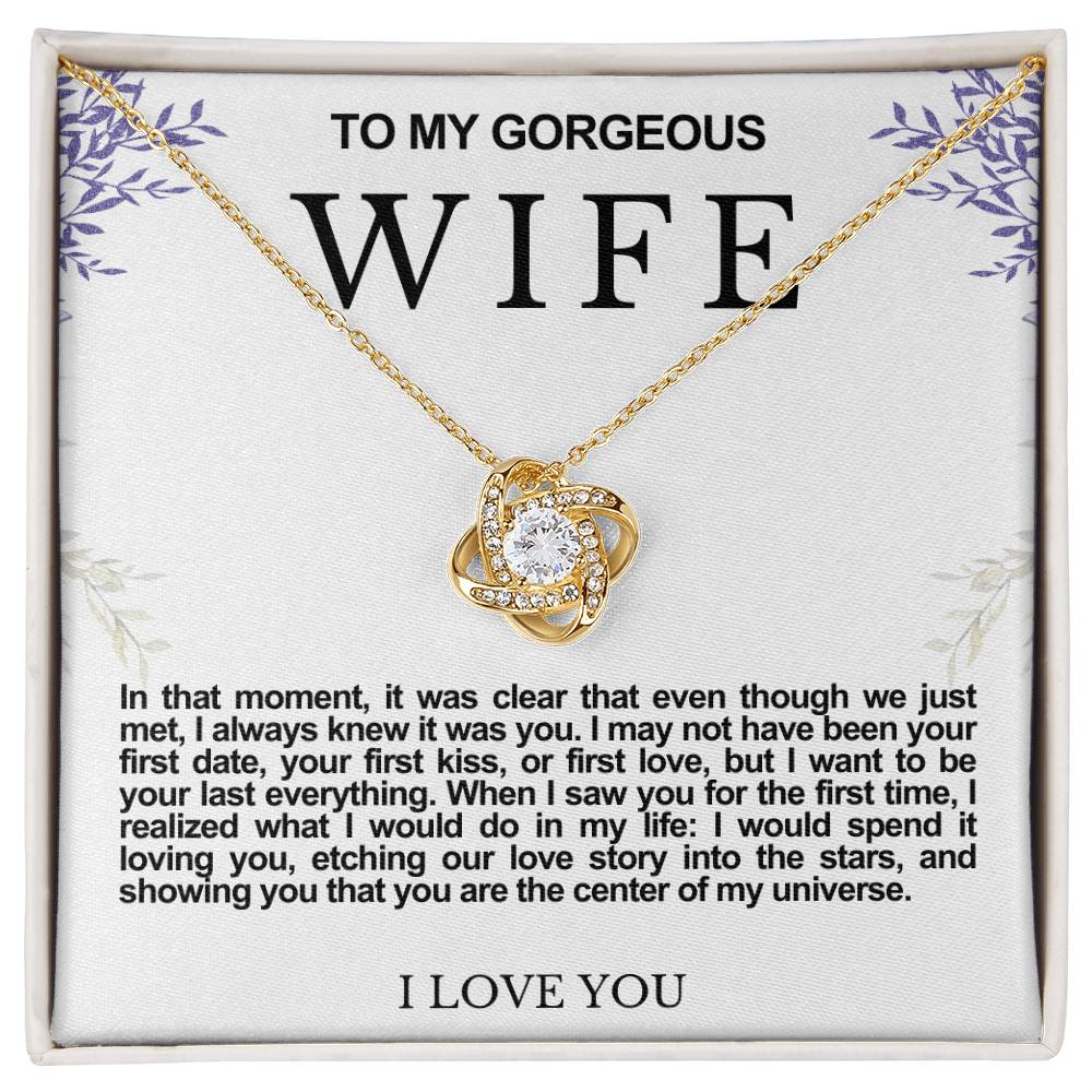 Wife Love Knot Necklace