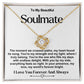 Soulmate Valentine Love Knot Necklace