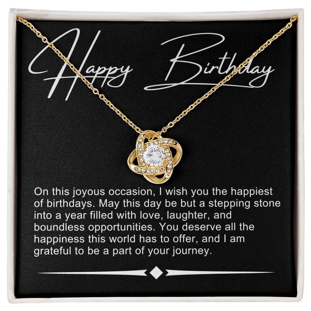 Happy Birthday Necklace