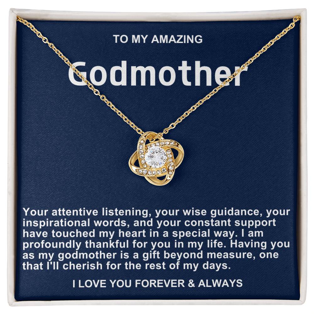 Godmother Love Knot Necklace