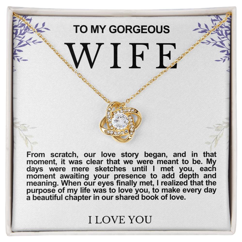 Wife Love Knot Necklace