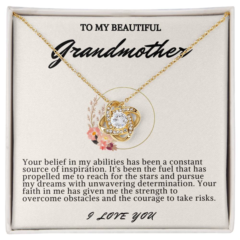 Grandmother Love Knot Necklace