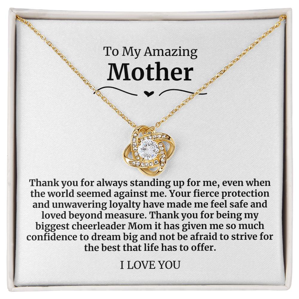 18 To My Amazing Mother Necklace