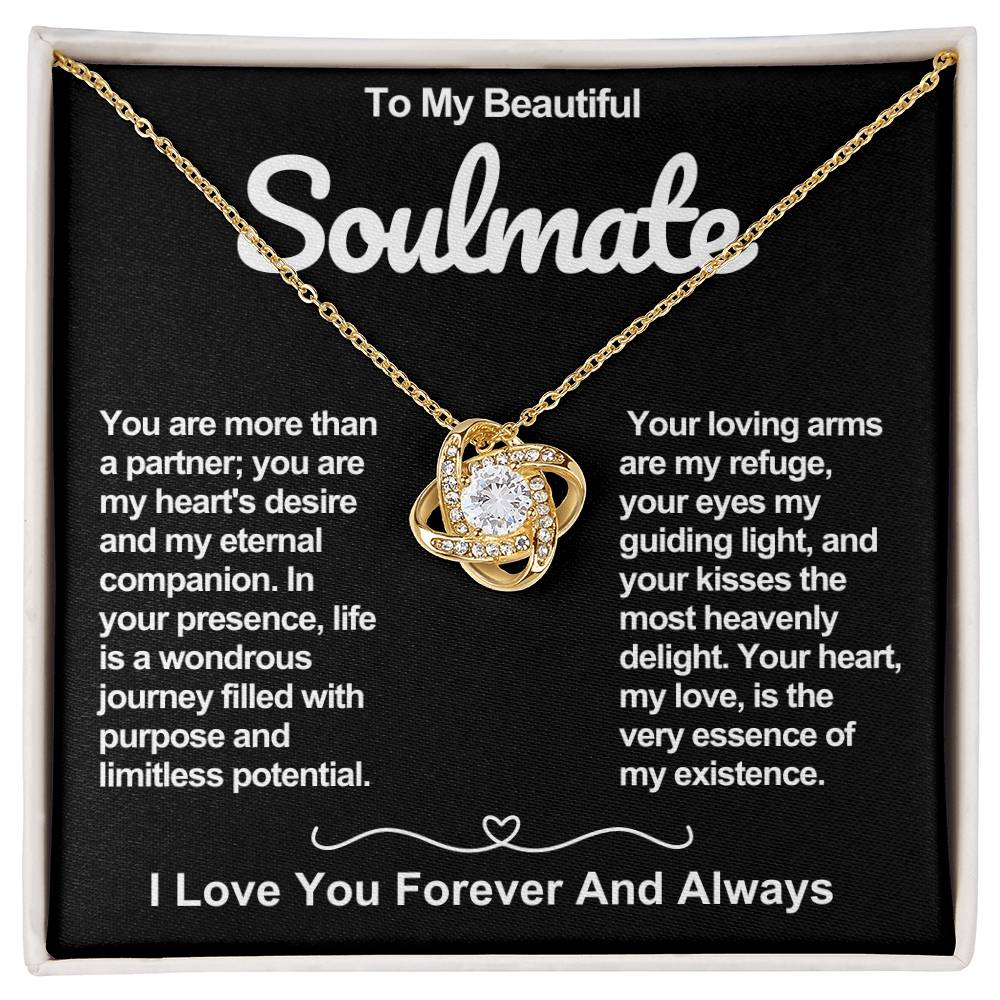 Soulmate Love Knot Valentine Necklace