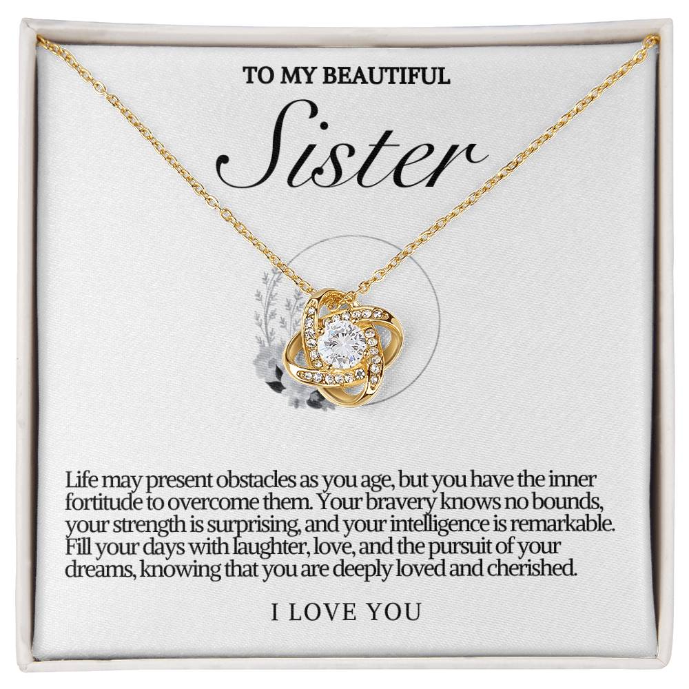 Sister Love Knot Necklace