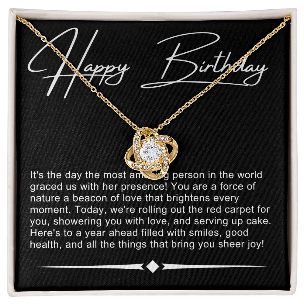 Happy Birthday Necklace