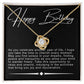 Happy Birthday Necklace