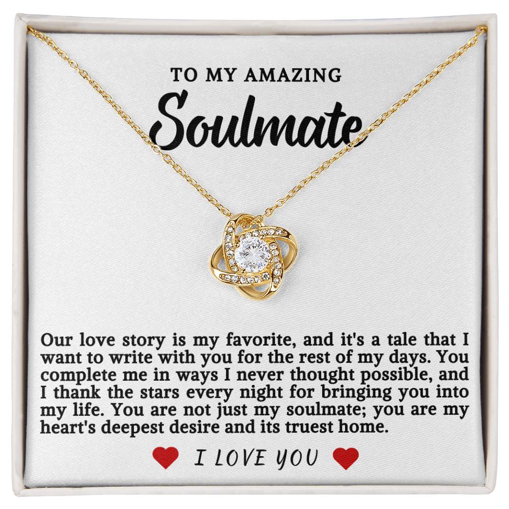 Soulmate Love Knot Necklace