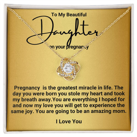 Daughter Pregnancy Necklace