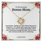 To My Amazing Bonus Mom Necklace