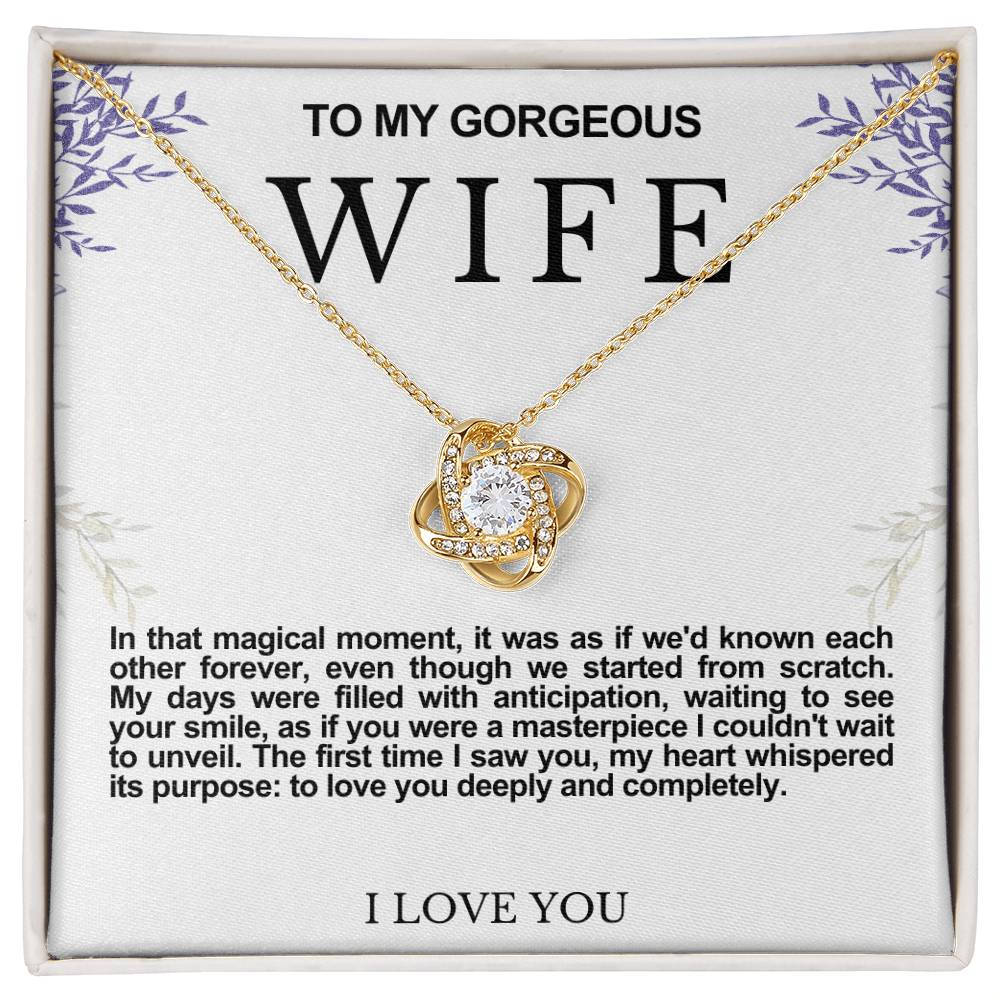 Wife Love Knot Necklace