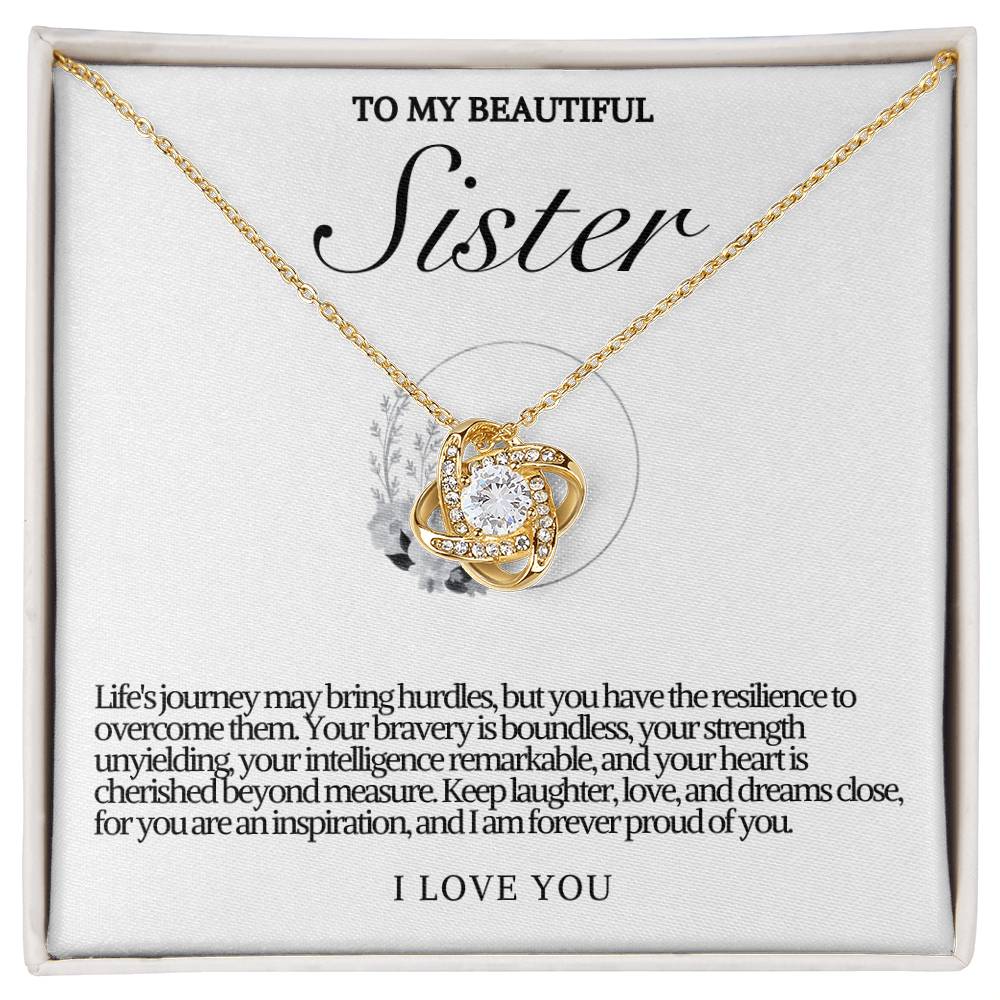 Sister Love Knot Necklace