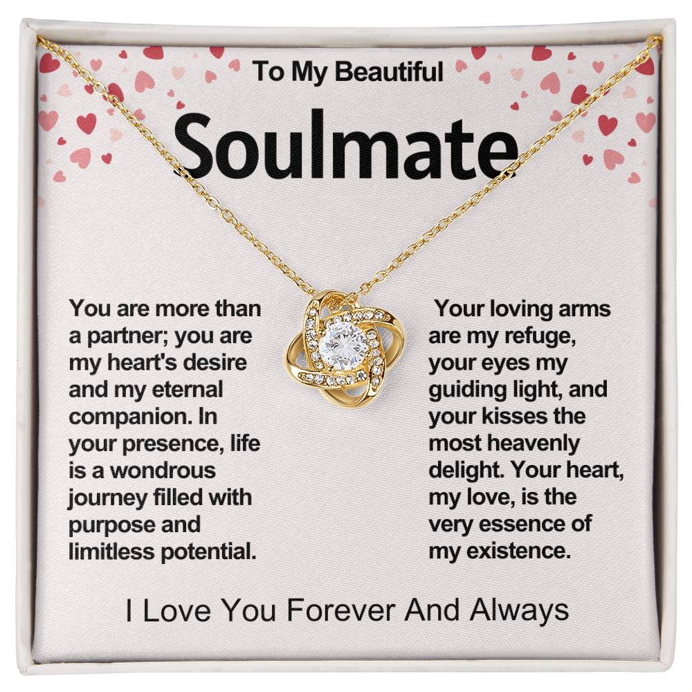 Soulmate Love Knot Valentine Necklace