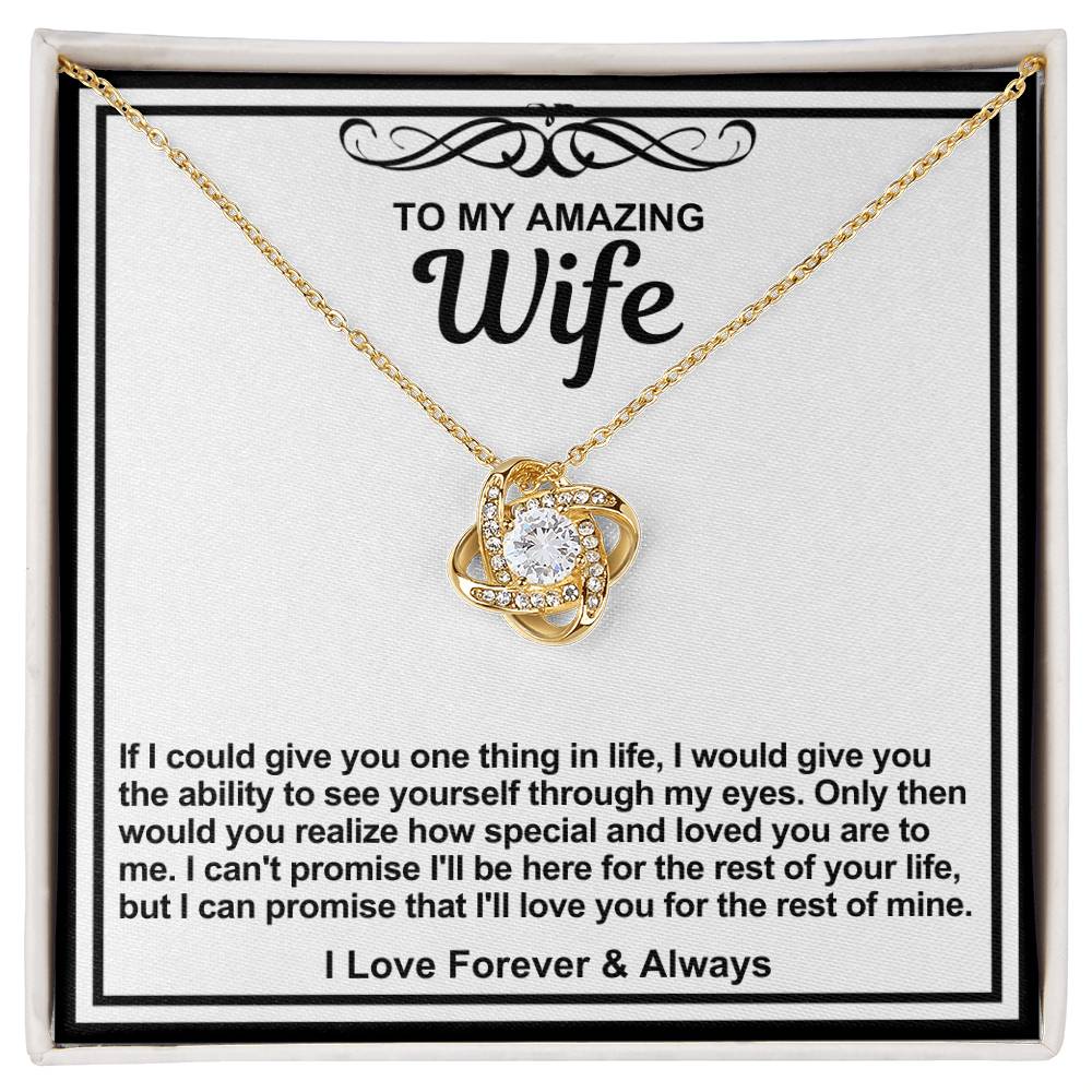 Wife Love Knot Necklace