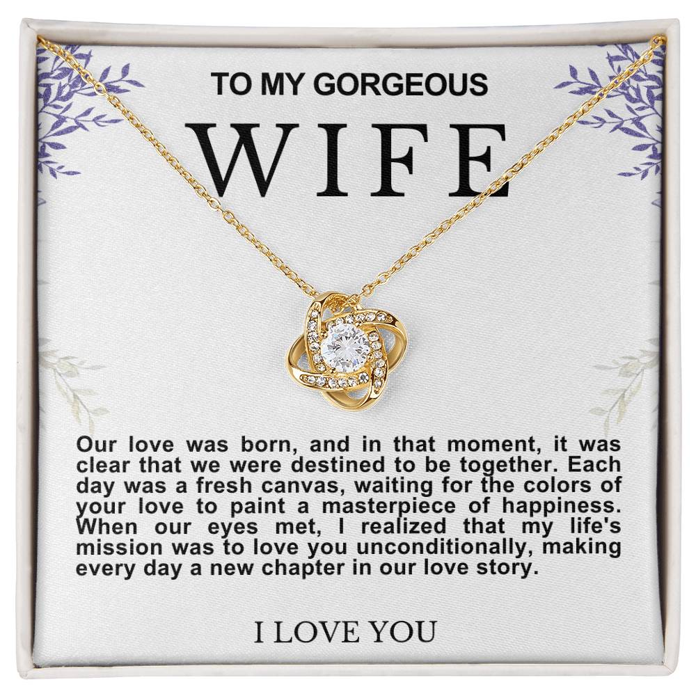 Wife Love Knot Necklace