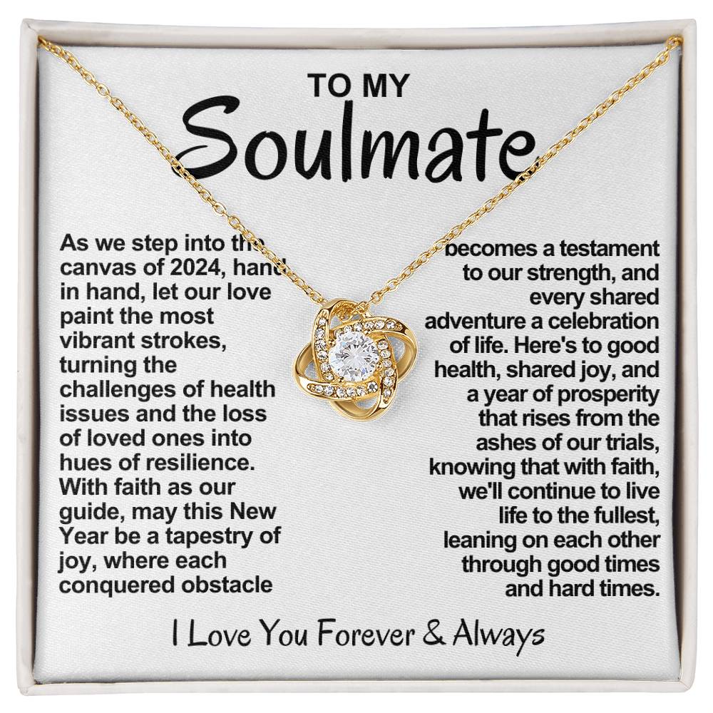 Soulmate Love Knot Necklace-As We Step Into The Canvas of 2024