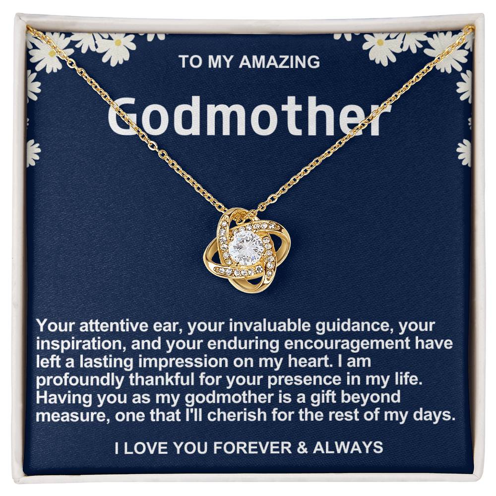 Godmother Love Knot Necklace