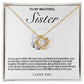 Sister Love Knot Necklace