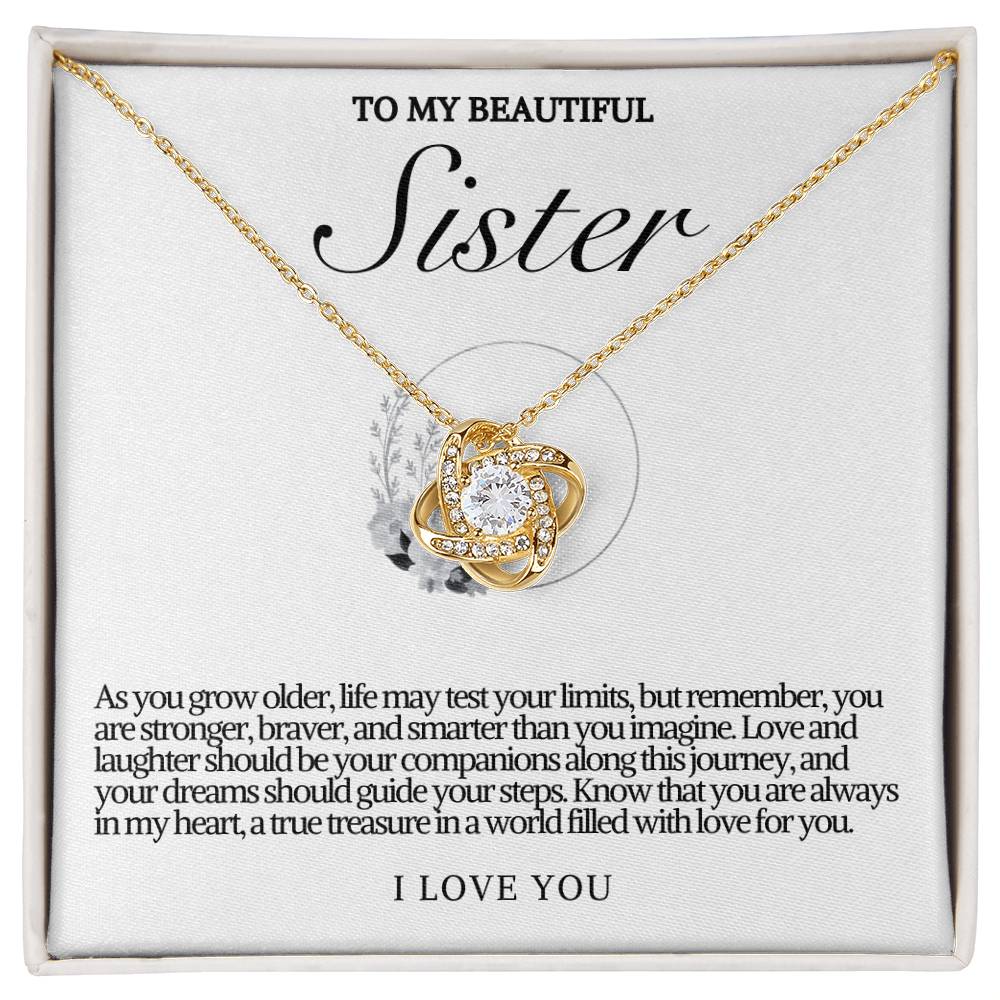 Sister Love Knot Necklace