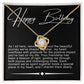 Happy Birthday Necklace