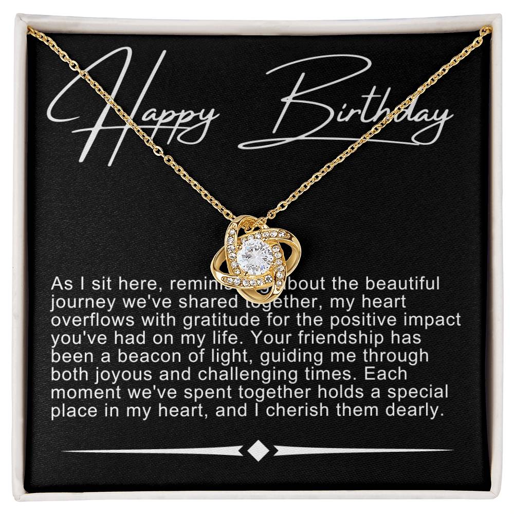 Happy Birthday Necklace