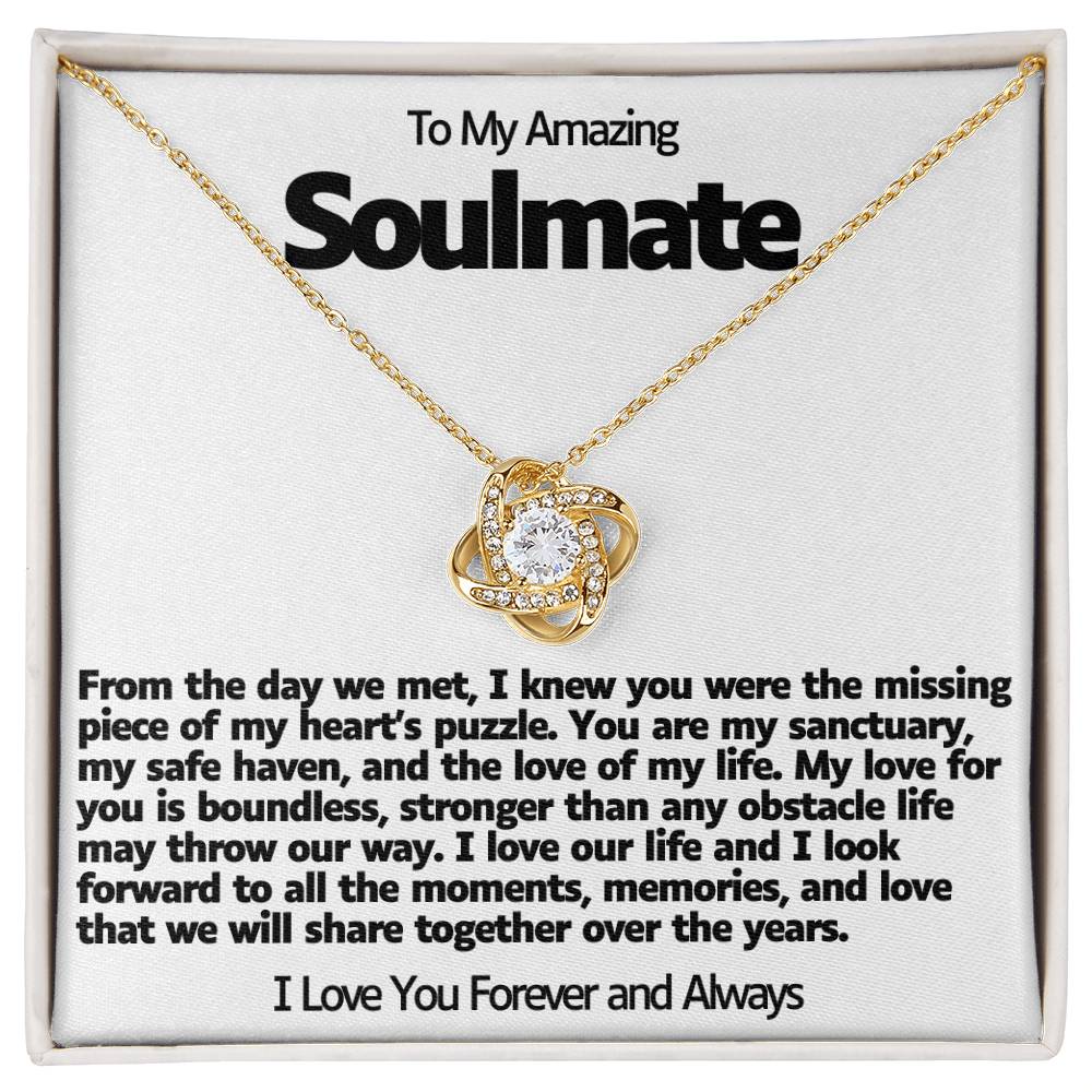 Soulmate Love knot Necklace