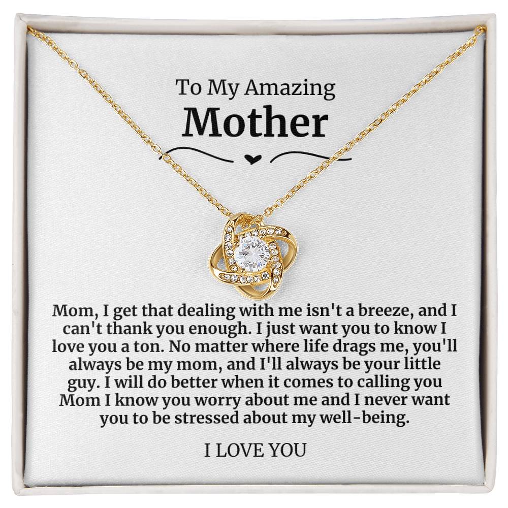 22 To My Amazing Mother Necklace