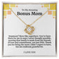 To My Amazing Bonus Mom Necklace