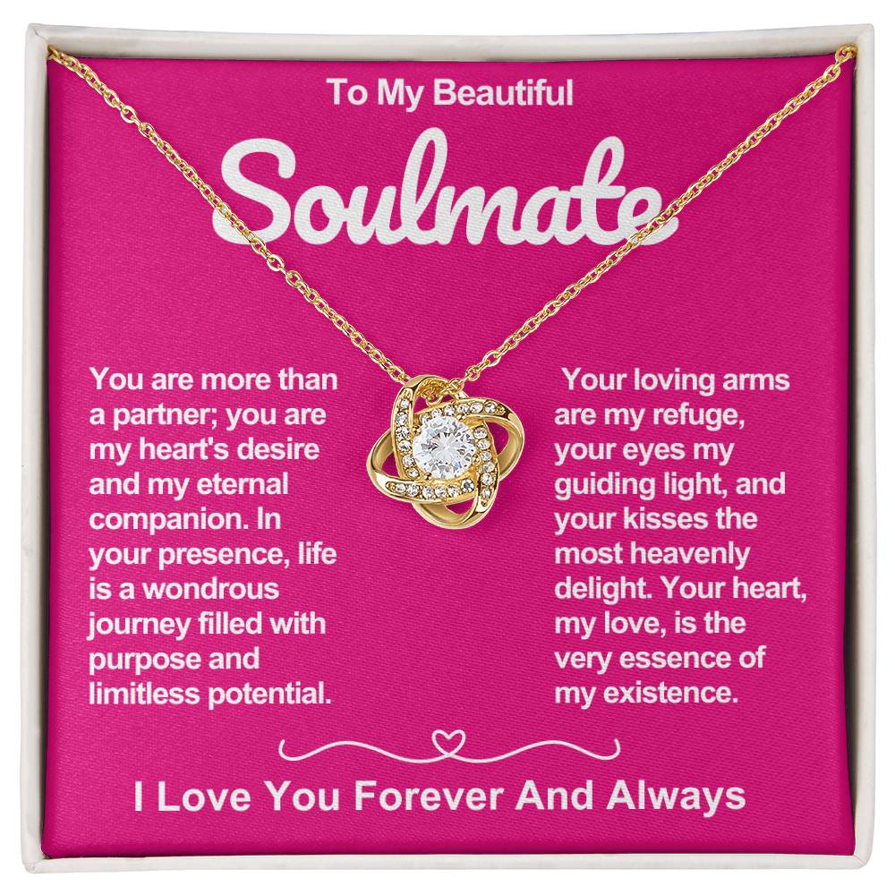 Soulmate Love Knot Valentine Necklace