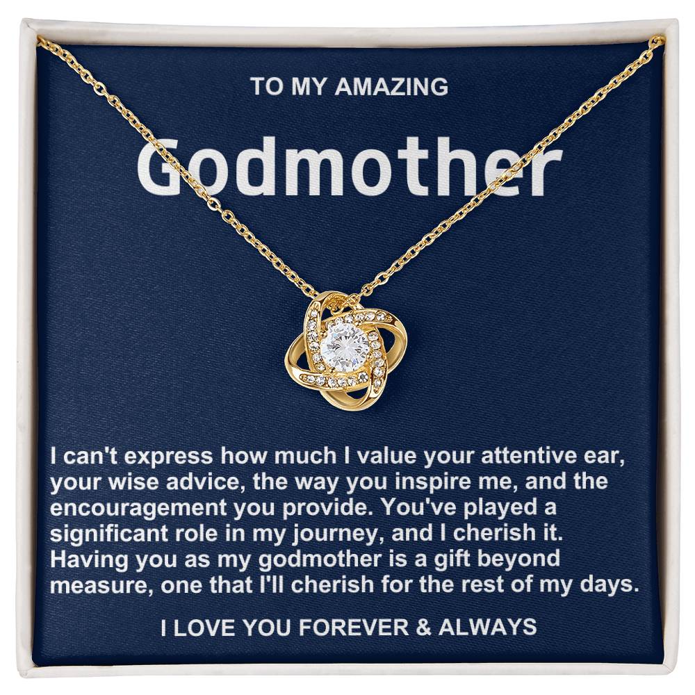 Godmother Love Knot Necklace