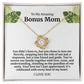 To My Amazing Bonus Mom Necklace