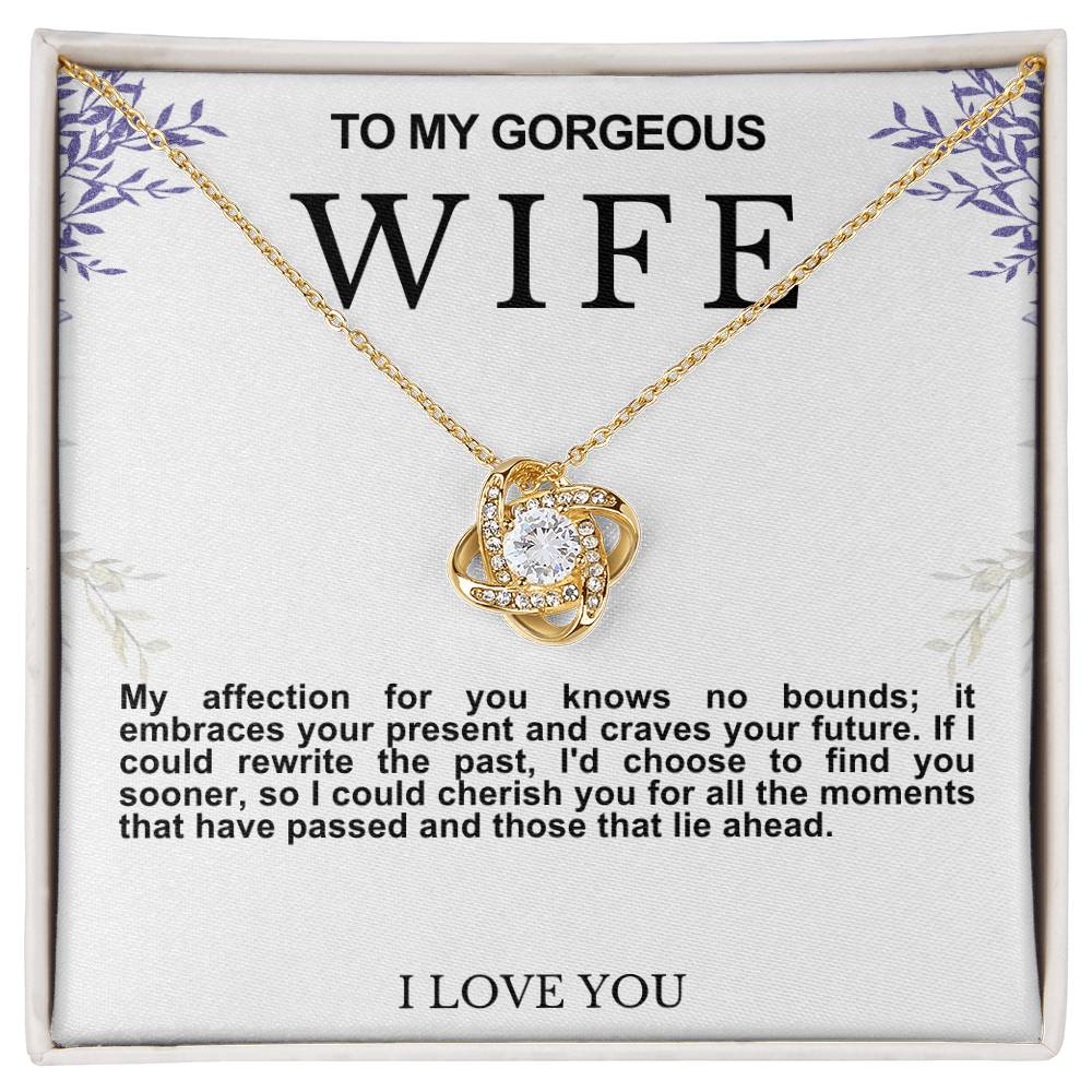 Wife Love Knot Necklace