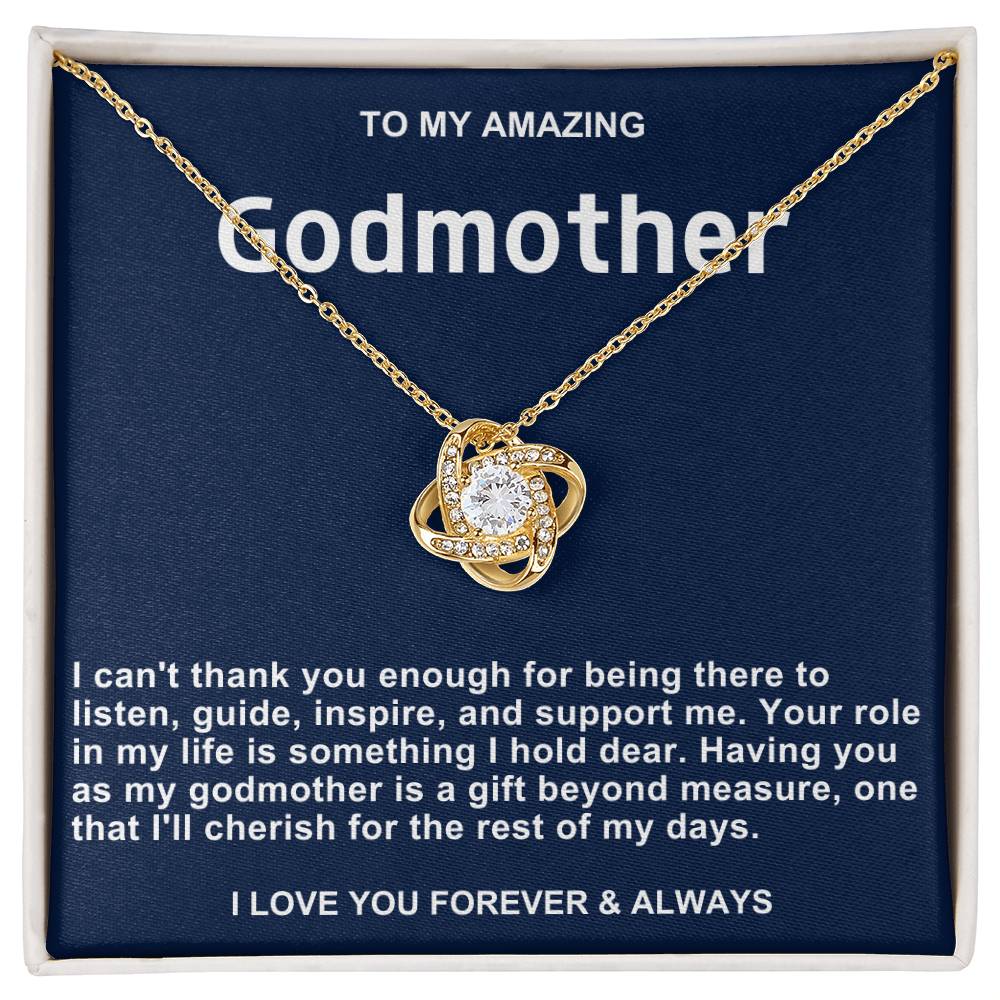 Godmother Love Knot Necklace