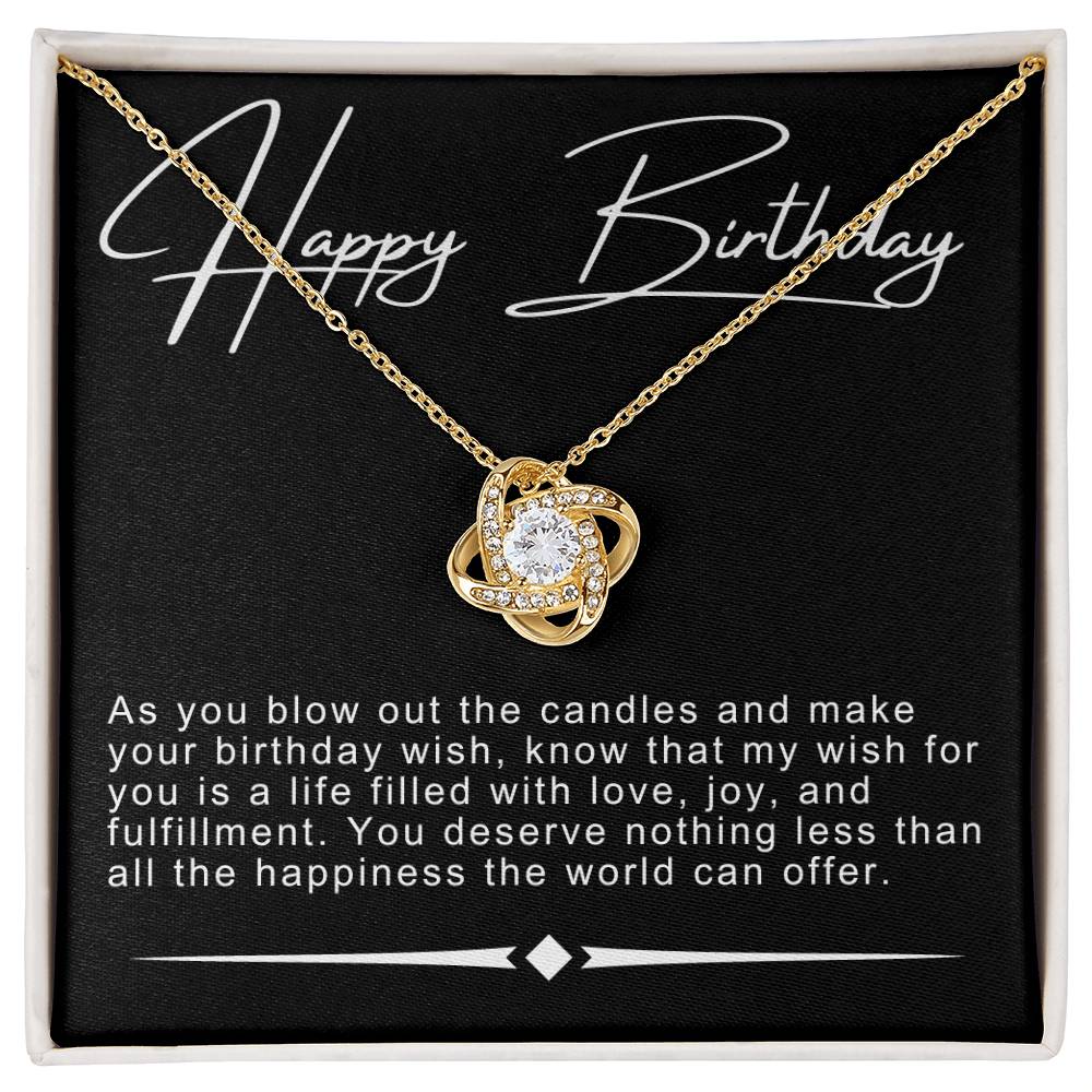 Happy Birthday Necklace