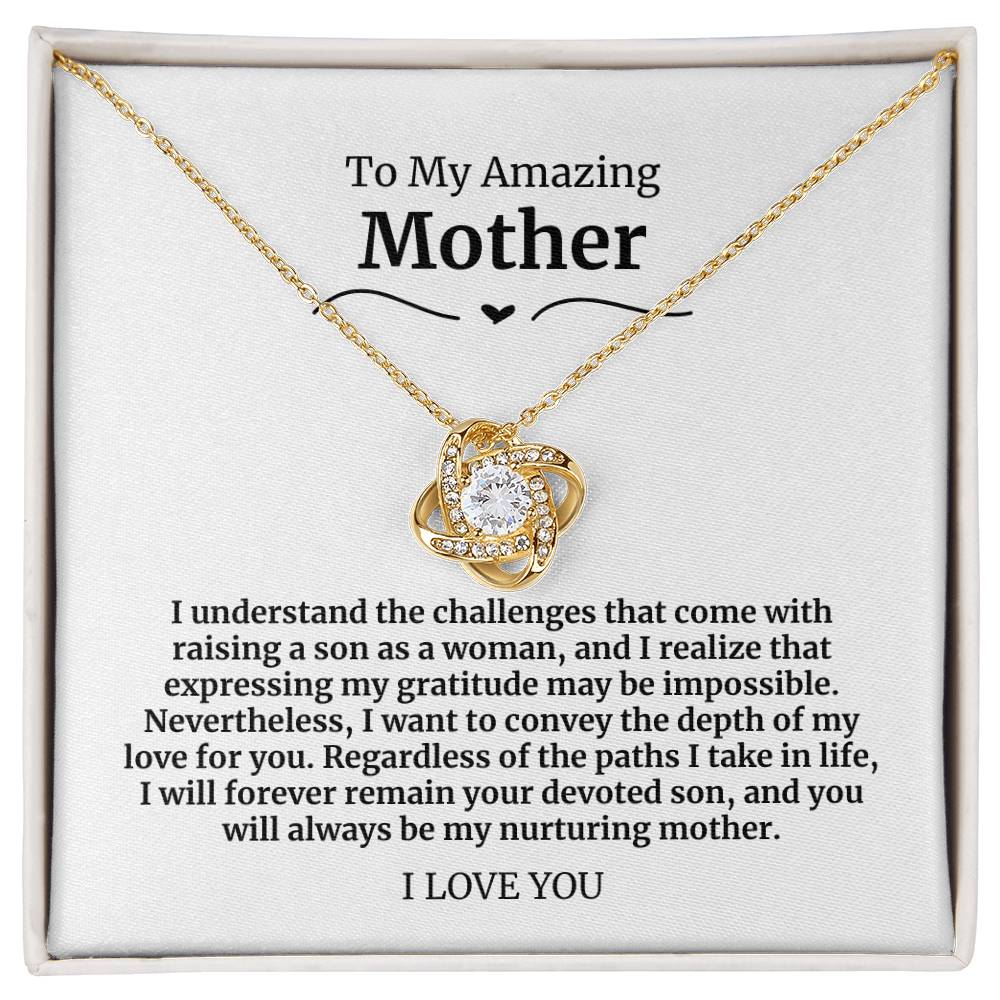 25 To My Amazing Mother Necklace