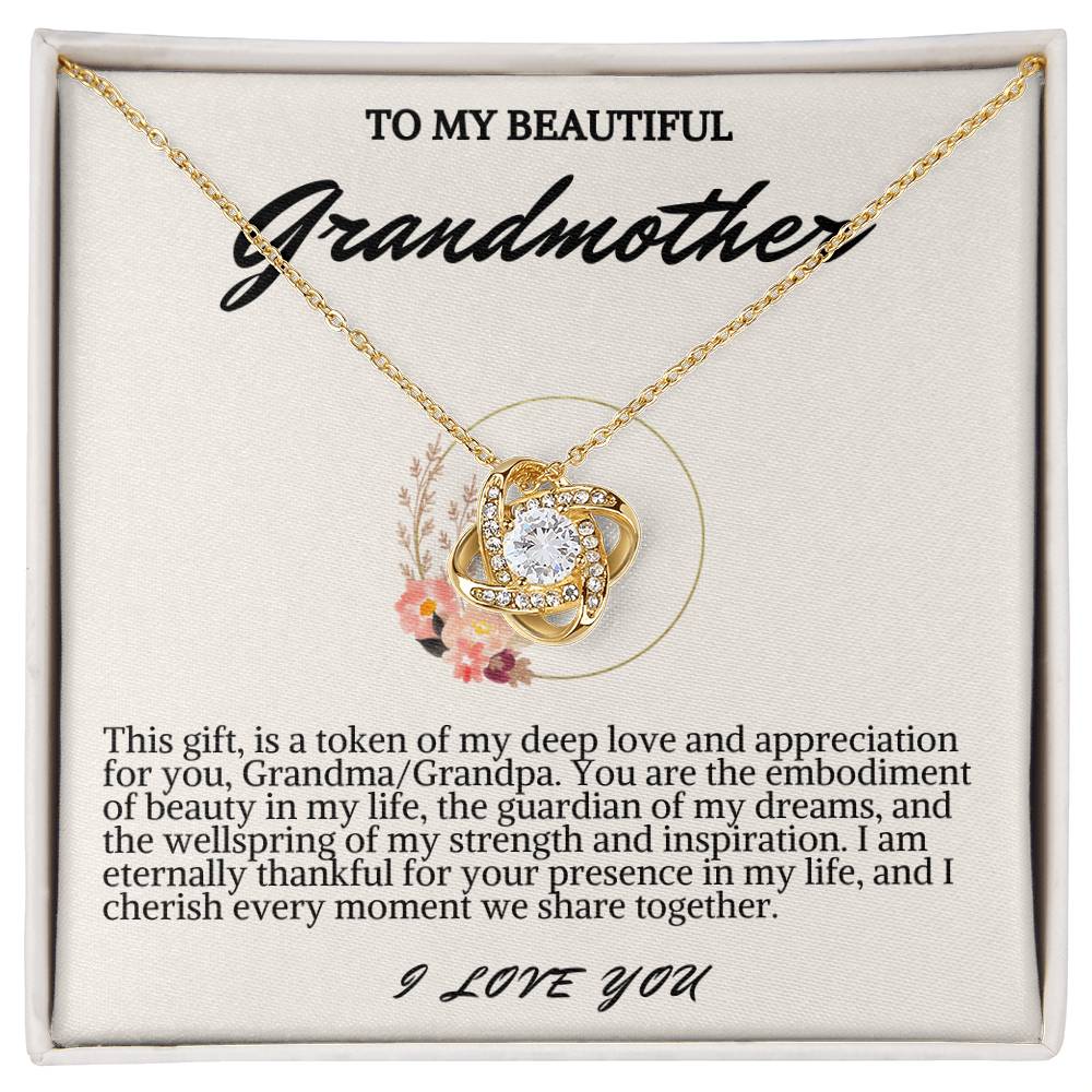 Grandmother Love Knot Necklace