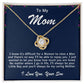 Mother Love Knot Necklace-You Will Always Be My Mom