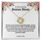 To My Amazing Bonus Mom Necklace