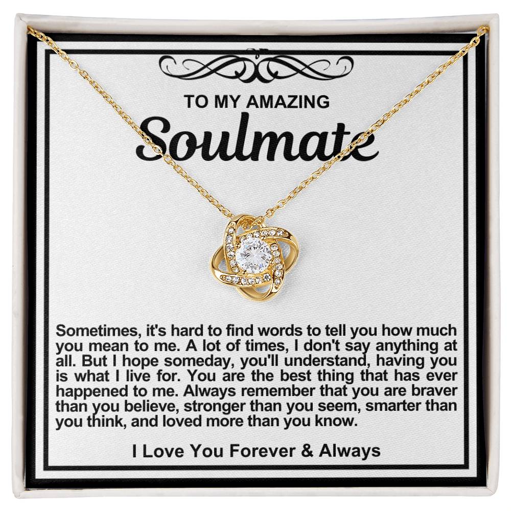 Soulmate Love Knot Necklace