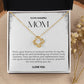 To My Amazing Mom Love Knot Necklace