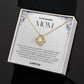 To My Amazing Mom Love Knot Necklace