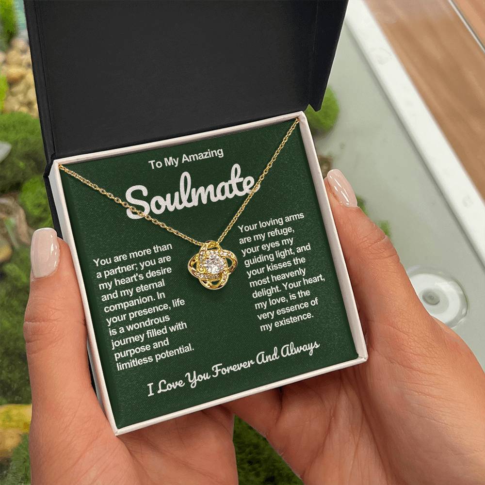 Soulmate Love Knot Necklace- My Heart's Desire