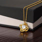 To My Amazing Mom Love Knot Necklace