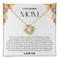 To My Amazing Mom Love Knot Necklace
